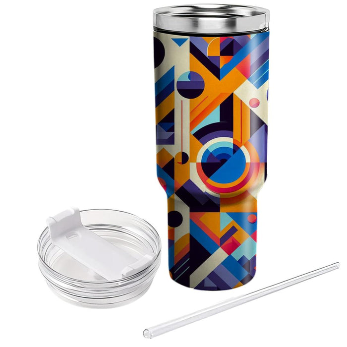 Artistic Geometric Patterns  Tumblers With Lids