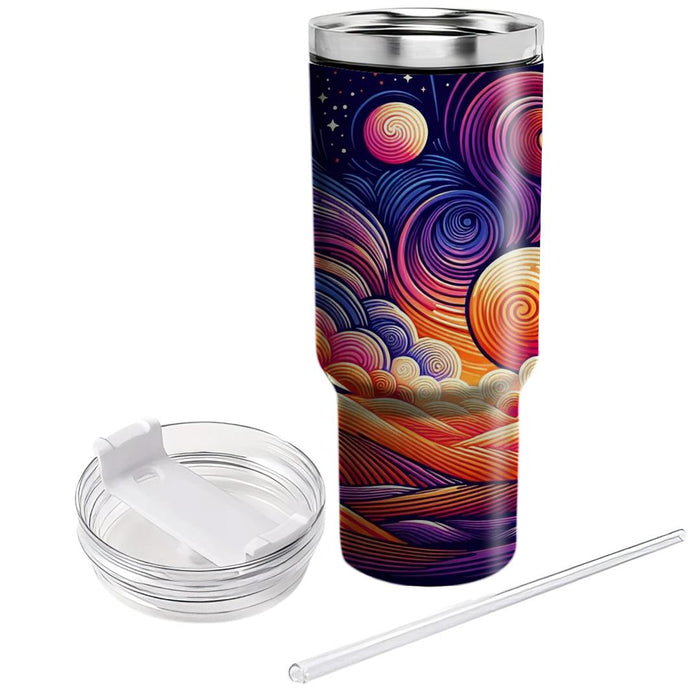  Sunset  Tumbler Cups