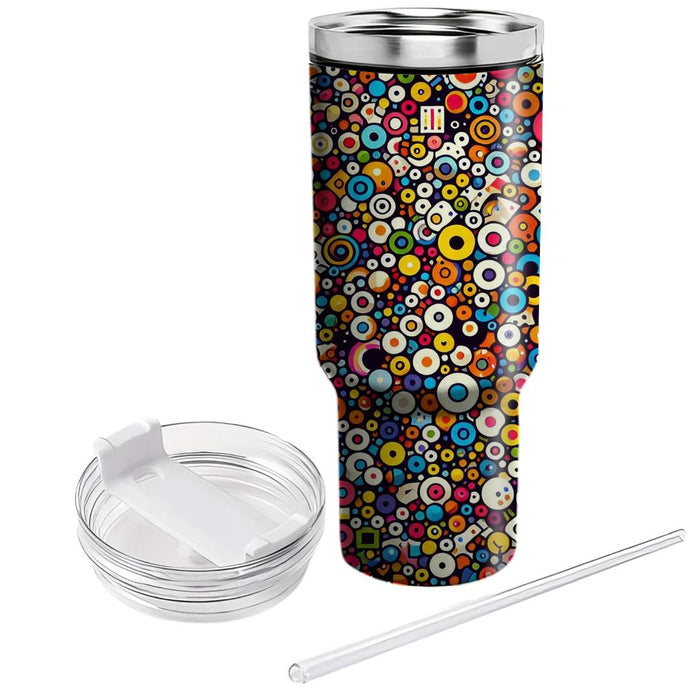 Bright And Playful Confetti  Custom Tumblers