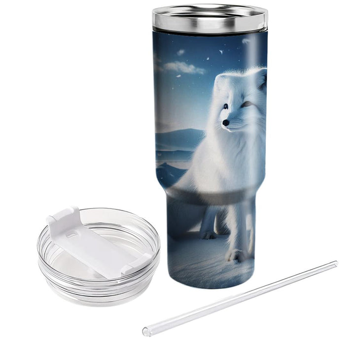 Frosted Arctic Fox  Decorative Tumblers