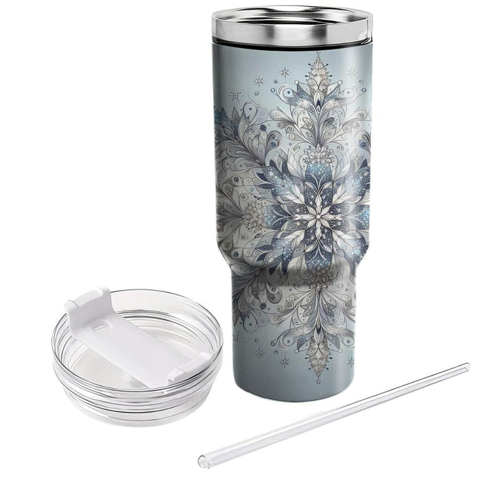 Winter Snowflake Serenity  Insulated Tumblers