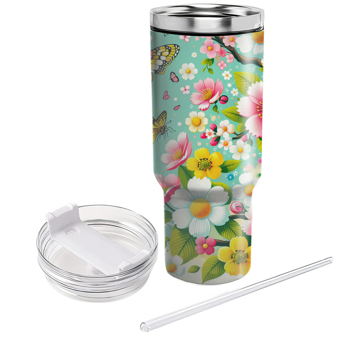 Spring Awakening Blossom  Personalized Tumblers