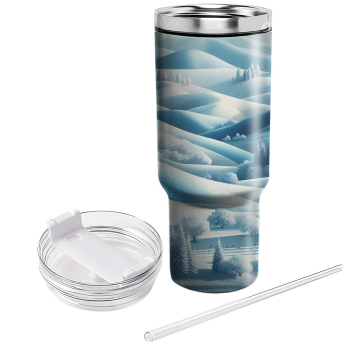 Winter Snowy Scene  Tumblers With Lids