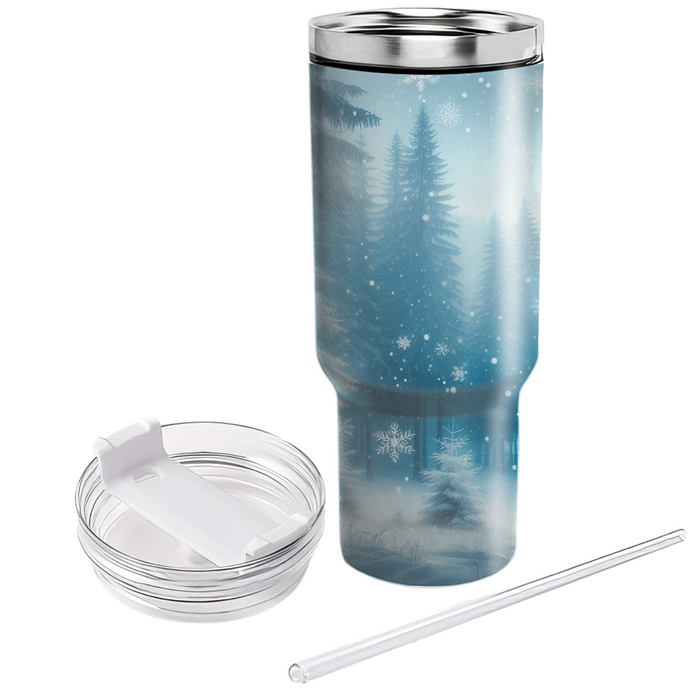 Winter Enchanted Forest  Personalized Tumblers