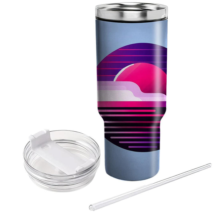 Chic 80s Gradient  Insulated Tumblers