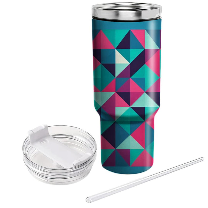 Geometric Triangle  Personalized Tumblers