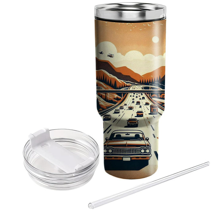 70s Road Trip  Tumblers With Lids