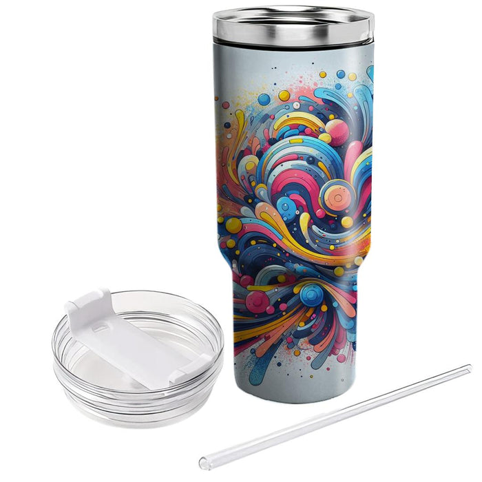 Artistic Paint Splash  Decorative Tumblers