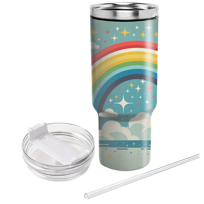 Whimsical Rainbow Dreams  Tumbler Cups