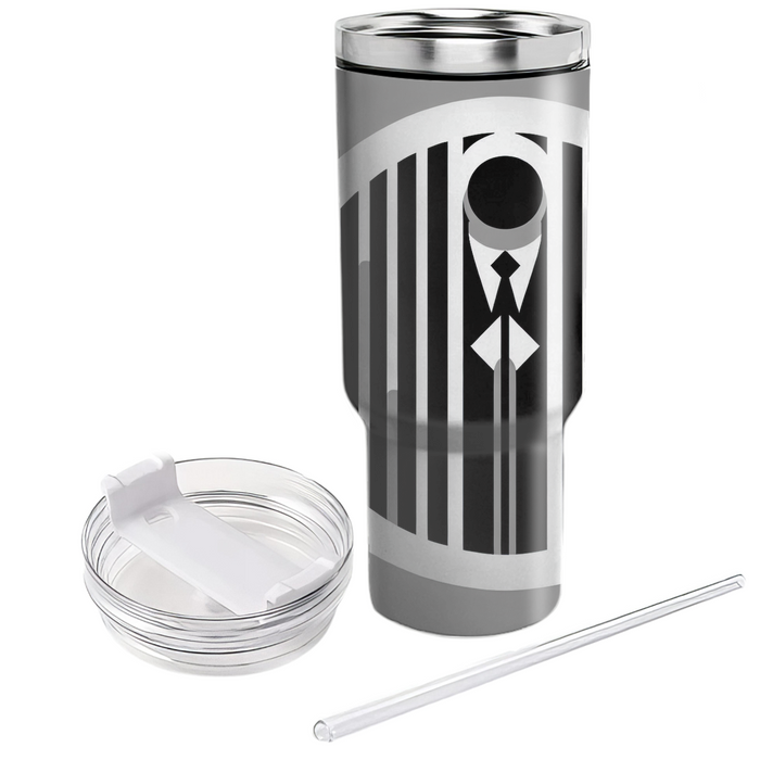 Sleek Vertical Stripes  Decorative Tumblers