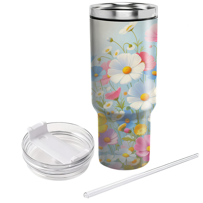 Whimsical Flower Meadow  Insulated Tumblers