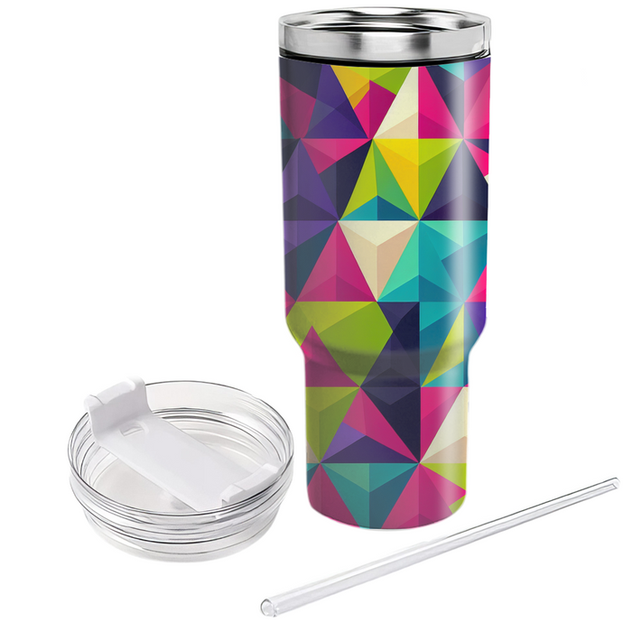 Bold Abstract Triangles  Insulated Tumblers