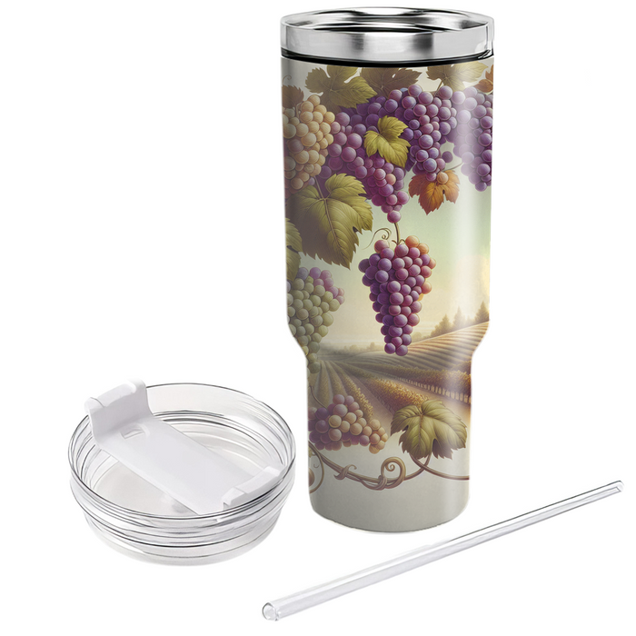 Autumn Scenic Vineyard  Travel Tumblers