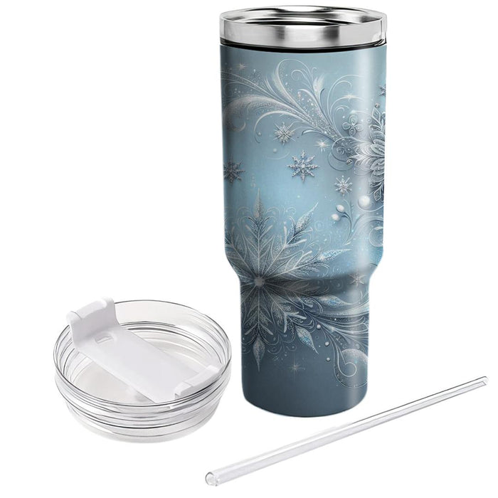 Winter Wonder Glimmer  Unique Tumblers