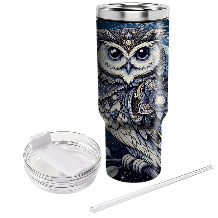 Galactic Owl Wisdom  Custom Tumblers