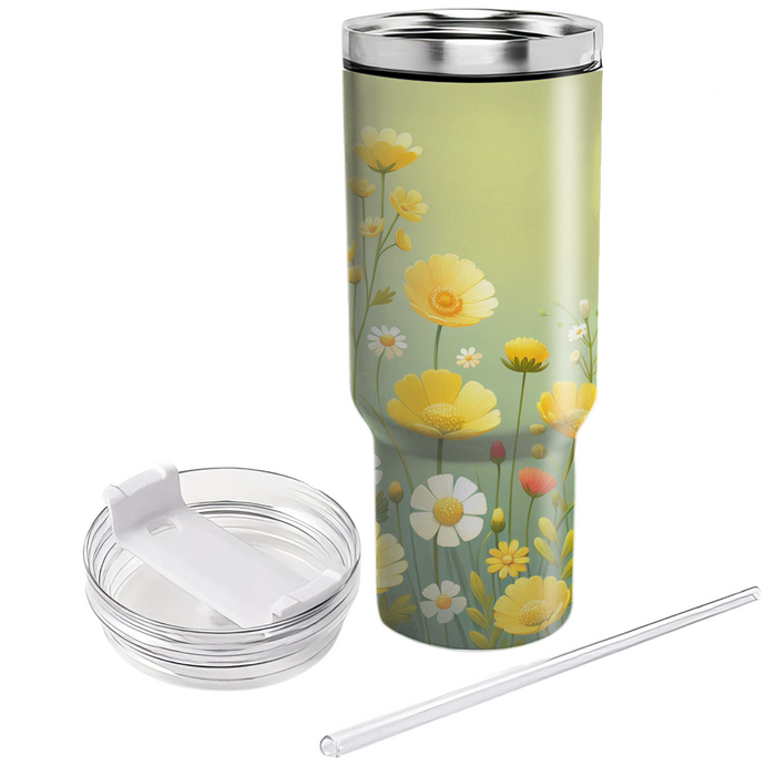 Sunny Meadow Bliss  Travel Tumblers