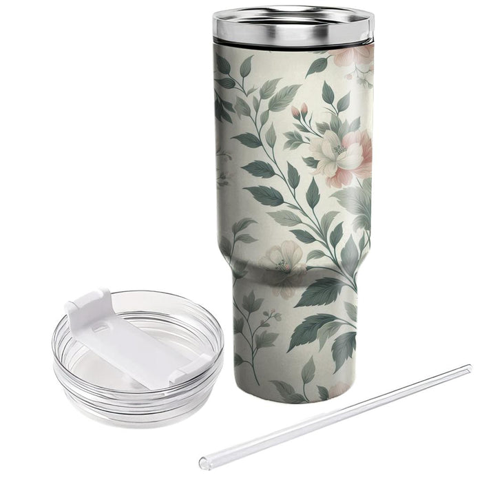 Timeless Botanical Print  Decorative Tumblers