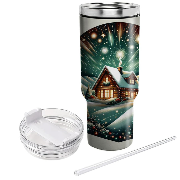 Winter Cozy Cabin Moments  Tumblers With Lids