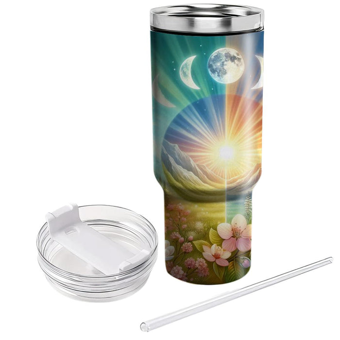 Garden Of Light - Spring Equinox  Decorative Tumblers