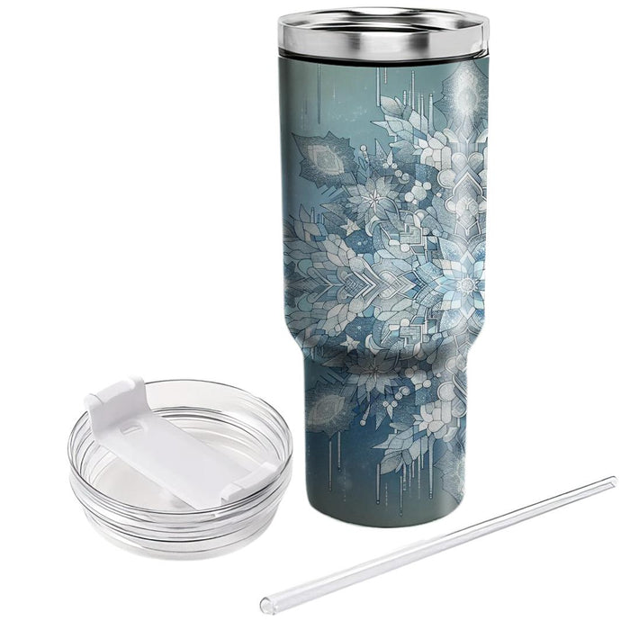 Winter Magic Mosaic  Custom Tumblers