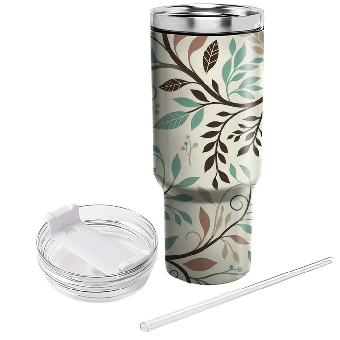 Whimsical Tree Branch Pattern  Custom Tumblers