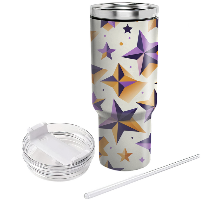 Modern Geometric Stars Decorative Tumblers