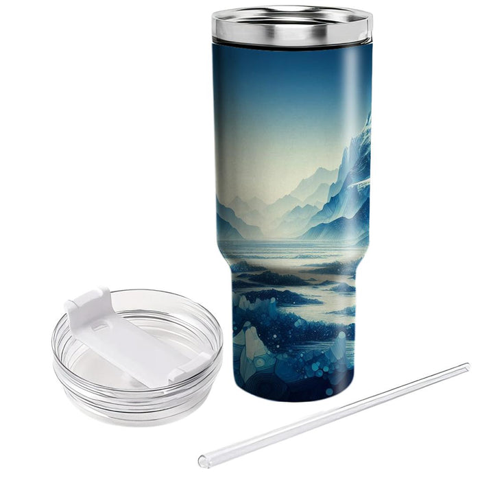 Winter Glacier Majesty  Custom Tumblers