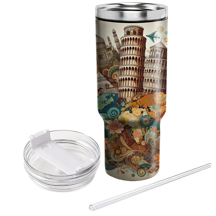 Wonders Of The World - A Travel Festival  Custom Tumblers