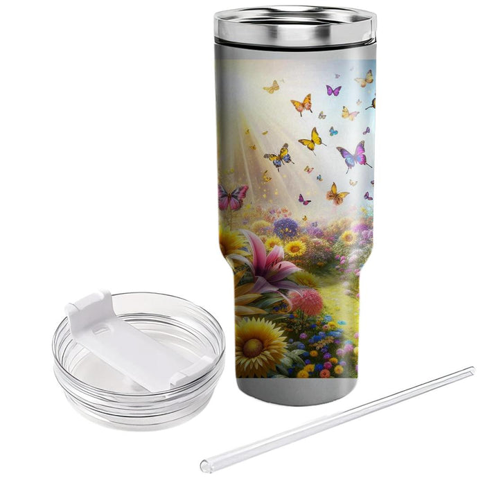 Garden Butterfly Bliss  Custom Tumblers