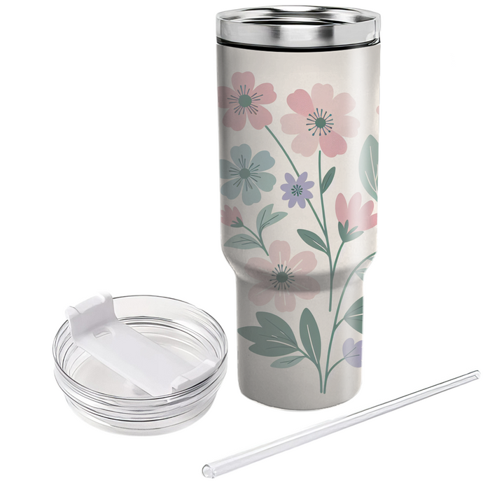 Peaceful Blooms Travel Tumblers