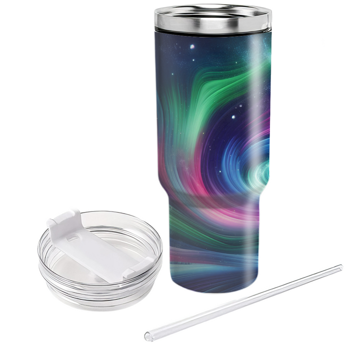 Winter Aurora Glow  Personalized Tumblers