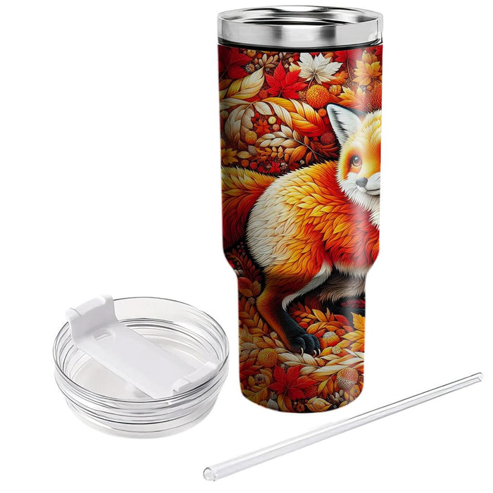 Whimsical Fox Adventures  Tumbler Cups