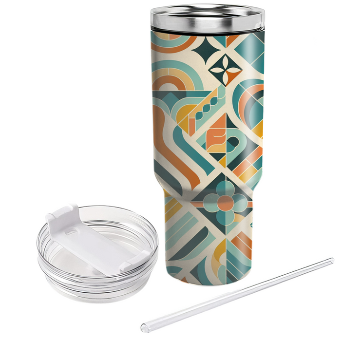 Modern Mosaic Tiles Decorative Tumblers