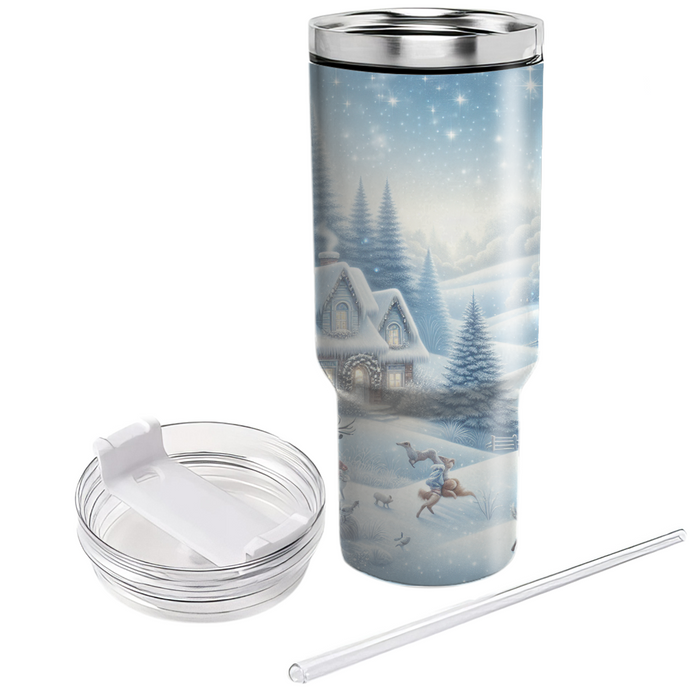 Winter Wonderland Scenes  Personalized Tumblers