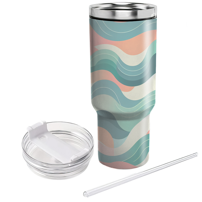 Soft Waves Pattern  Insulated Tumblers