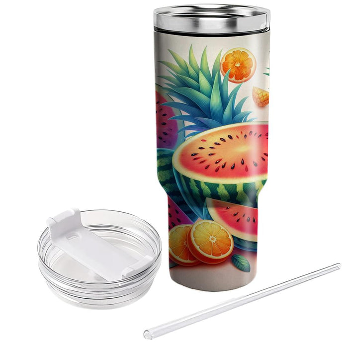 Retro Fruit Salad  Travel Tumblers