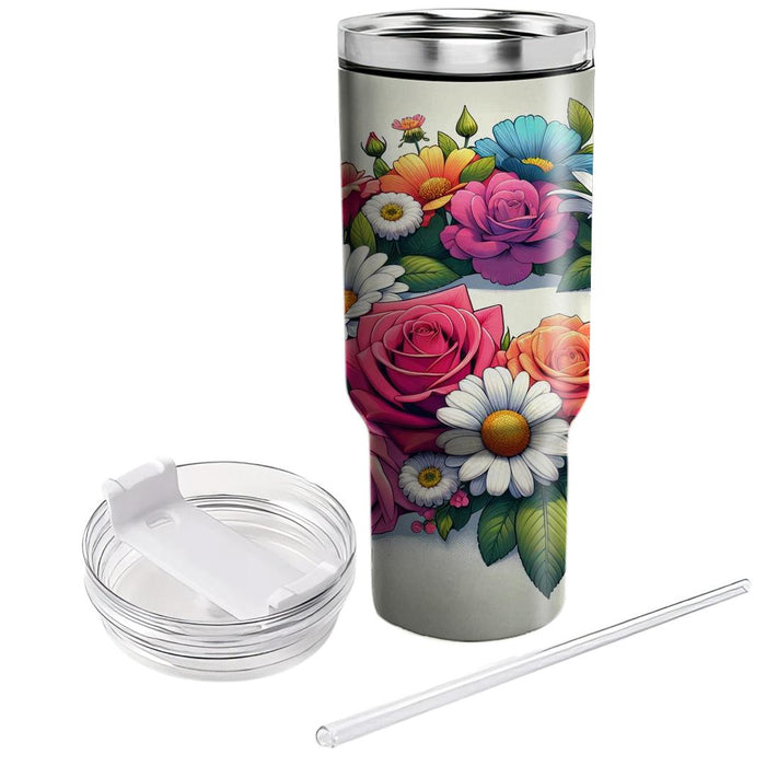 Floral Crown  Decorative Tumblers