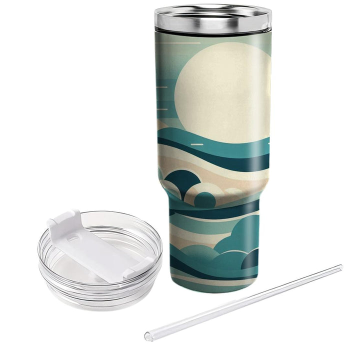 Tranquil Ocean Waves  Unique Tumblers