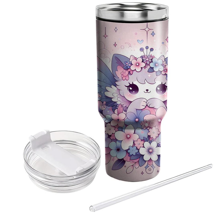 Whimsical Fairy Cat  Insulated Tumblers