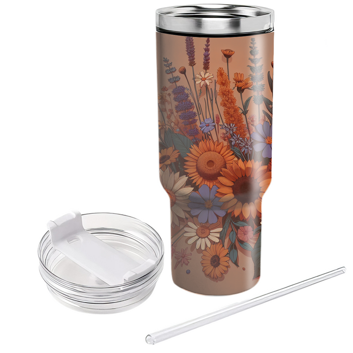 Boho Blossom Fusion  Custom Tumblers