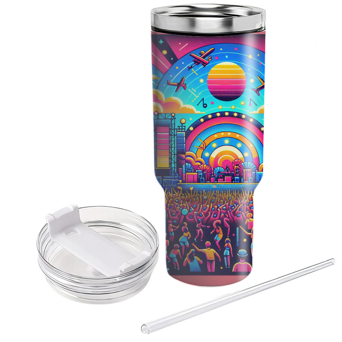 Funky Music Festival Insulated Tumblers