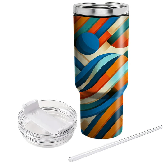 Bold Stripe Pattern  Personalized Tumblers