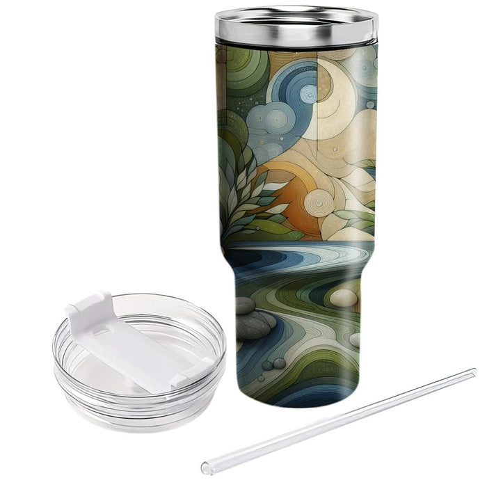 Zen Garden - A World Meditation Day  Unique Tumblers