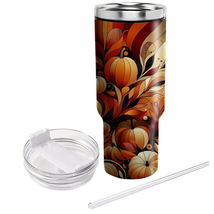 Funky Fall Festival Travel Tumblers