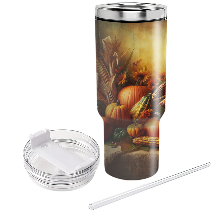 Autumn Harvest Patch  Custom Tumblers