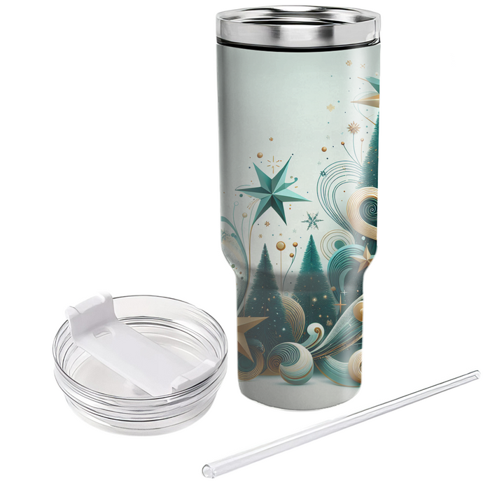 Whimsical Yule - Modern Christmas Fusion  Tumbler Cups