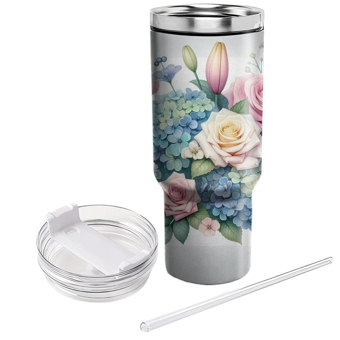 Watercolor Floral Fantasy  Insulated Tumblers