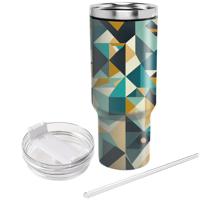 Abstract Polygonal Burst  Custom Tumblers