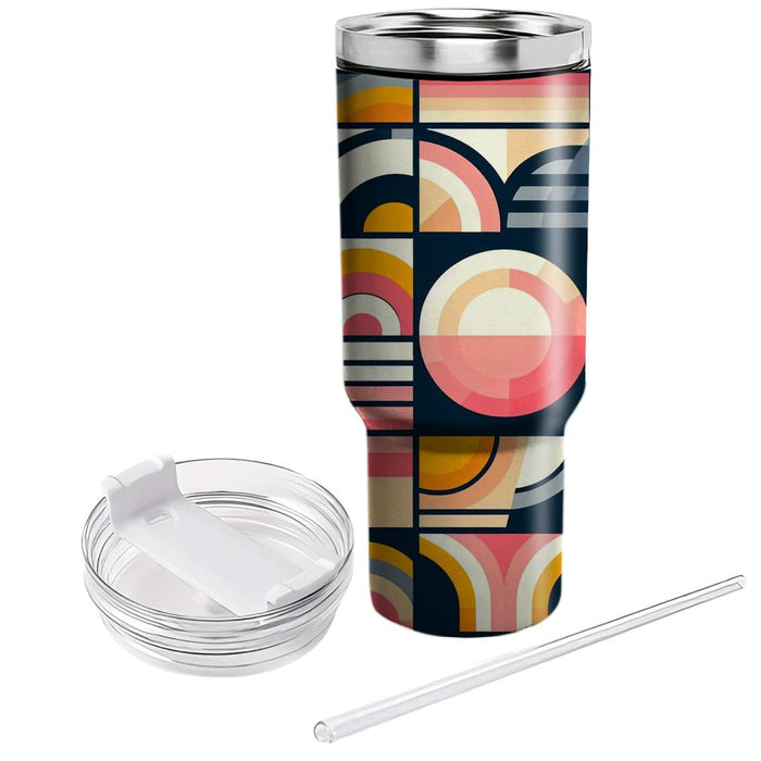 Sunrise Color Block  Tumblers With Lids