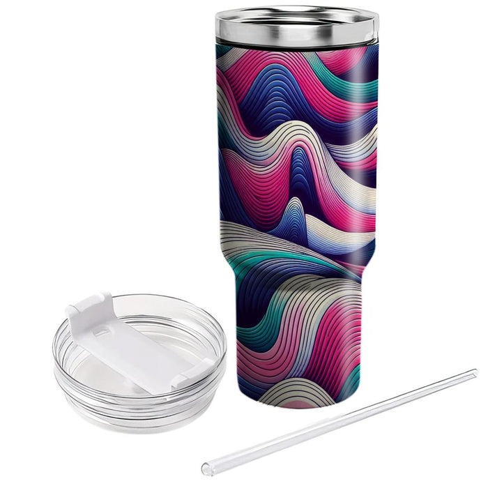  Wave Ripple  Unique Tumblers